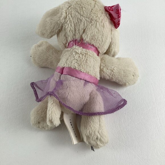 Barbie Great Puppy Adventure Dog 7" Plush Stuffed Animal Toy Hair Bow Tutu - Picture 6 of 6